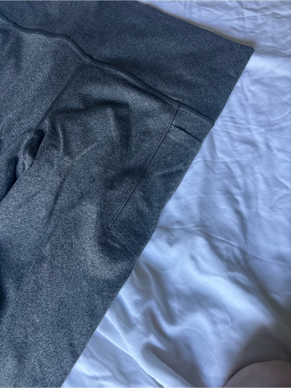 Athleta Heather Charcoal 7/8 Leggings
